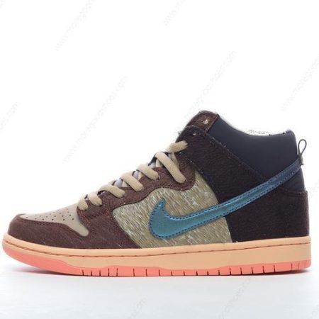 Cheap Shoes Nike SB Dunk High ‘Brown Blue Orange’ DC6887-200