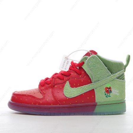 Cheap Shoes Nike SB Dunk High ‘Green Red’ CW7093-600
