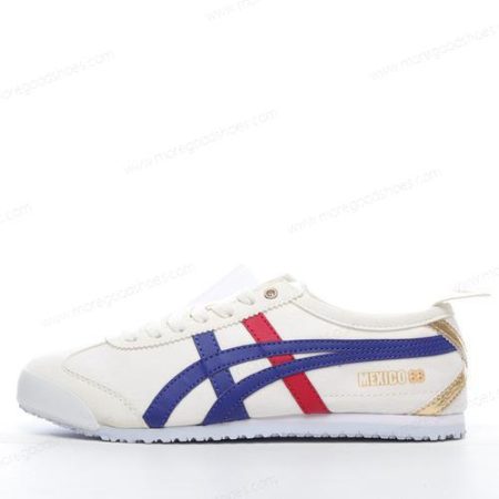 Cheap Shoes Onitsuka Tiger Mexico 66 ‘Blue Red Gold’ D507L-0152